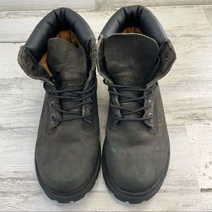 Timberland Kids 6” Premium Boots Style 12707 Black Size 2